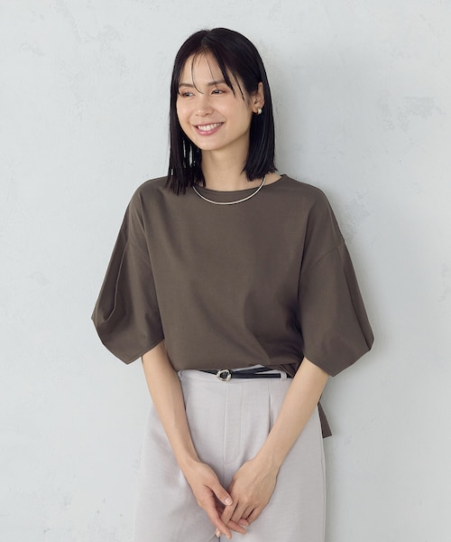 ☆BEAUTY&YOUTH コットンブロードタックスリーブカットソー BEAUTY&YOUTH UNITED ARROWS（ビューティーアンドユース