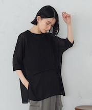 【セットアイテム】オーバーＴブラウス＋タンクトップ