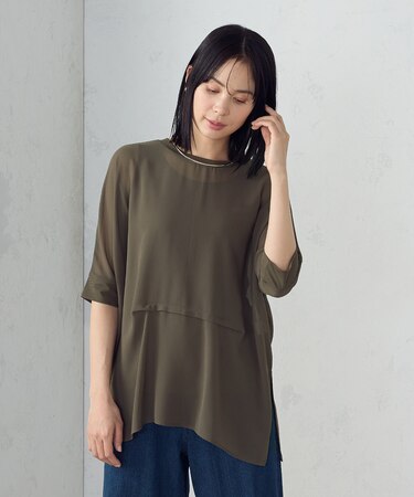 【セットアイテム】オーバーＴブラウス＋タンクトップ