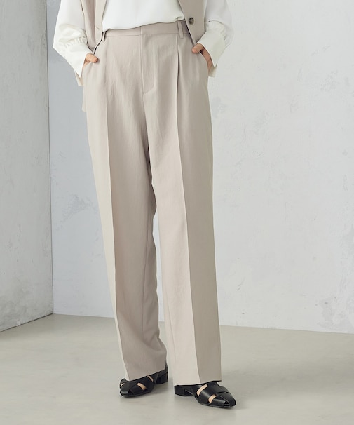 【ＵＶカット・吸汗速乾・接触冷感】　kireri　ストレッチドライツイル　ストレートパンツ