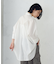 バックデザイン　ニュアンス　オーバーサイズシャツ