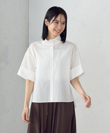 ハイネック　シャツ