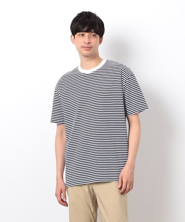 【コットン100%】USAコットン ボーダーTシャツ