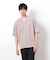 半袖 フェイクレイヤード キーネックＴシャツ