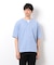 半袖 フェイクレイヤード キーネックＴシャツ