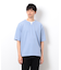 半袖 フェイクレイヤード キーネックＴシャツ