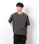 【セットアップ対応】リネンライク ポリエステル 布帛Ｔシャツ