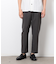 【セットアップ対応】リネンライク ポリエステル テーパードパンツ