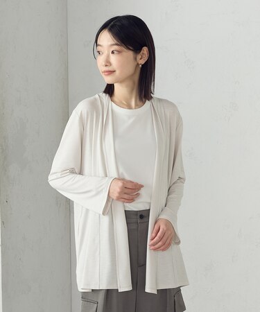 【接触冷感・ＵＶカット】夏定番の着流しカーディガン