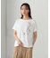 水彩タッチインクジェット箔スタッズ付きＴシャツ