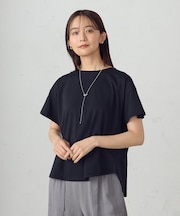 【接触冷感】バックタックＴシャツ