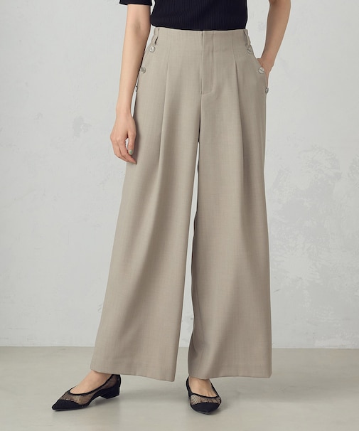 麻調マリンパンツ