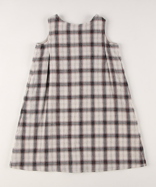 くしゅっとチェック 2wayワンピース