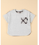 ワッシャーチェック使い 半袖Tシャツ(ベビーサイズ)