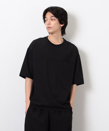 【セットアップ対応】ライトウエイト ポリエステル 布帛Ｔシャツ
