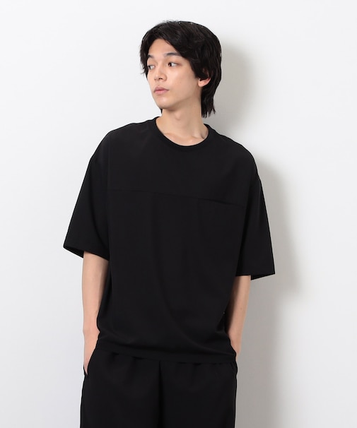 【セットアップ対応】ライトウエイト ポリエステル 布帛Ｔシャツ