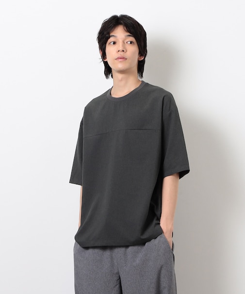 【セットアップ対応】ライトウエイト ポリエステル 布帛Ｔシャツ