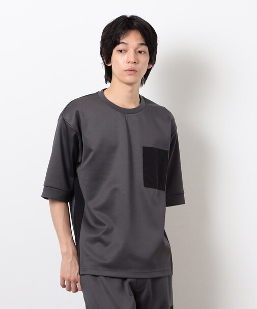 スポーティージャージ コンビデザイン Ｔシャツ