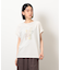 スタッズ 箔ライン付き プリントＴシャツ