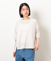 【接触冷感・抗菌防臭】アシンメトリーＴシャツ