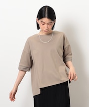 【接触冷感・抗菌防臭】アシンメトリーＴシャツ