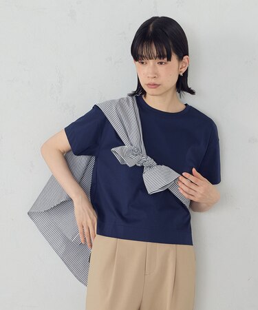 ボックスシルエット　クロップド丈　Ｔシャツ