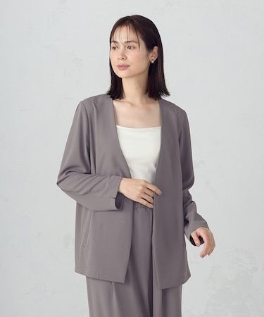 【UVカット・吸水速乾・接触冷感】kireri ノーカラージャケット / セットアップ対応