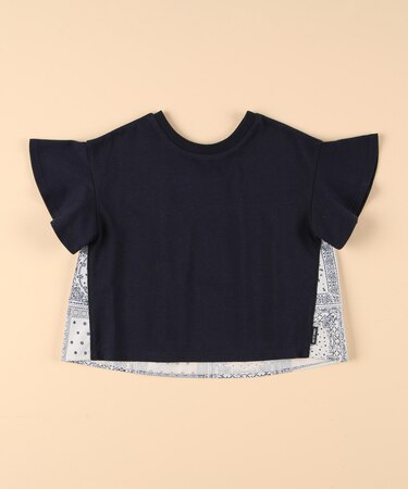 バンダナプリント 切り替え 2WAY Tシャツ(ベビーサイズ)