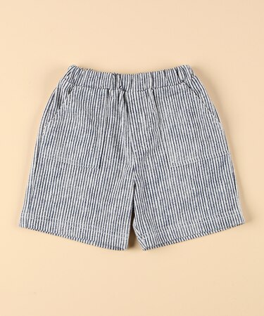 ヒッコリープリント ハーフパンツ(ベビーサイズ)