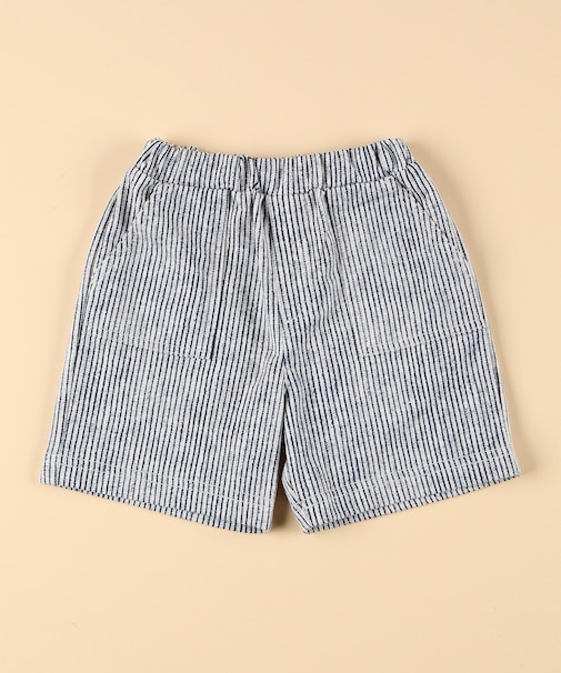 ヒッコリープリント ハーフパンツ(ベビーサイズ)