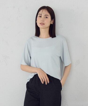 ラメフライス ボートネックカットソー