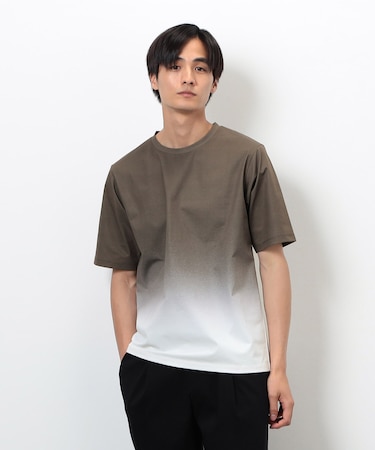 グラデーションプリントＴシャツ