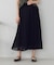 シフォンジョーゼット アシンメトリープリーツ スカート