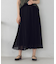 シフォンジョーゼット アシンメトリープリーツ スカート