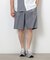 ウールライク ワンタックハーフパンツ