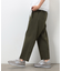 ストレッチツイル ワイド テーパード パンツ