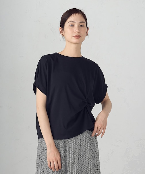 【接触冷感】ツイストタック Ｔシャツ