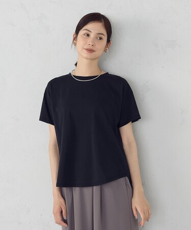【接触冷感】バックタック Ｔシャツ