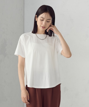 【接触冷感】バックタック Ｔシャツ