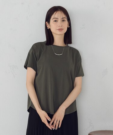 【接触冷感】バックタック Ｔシャツ