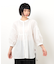 シアーシャツブラウス