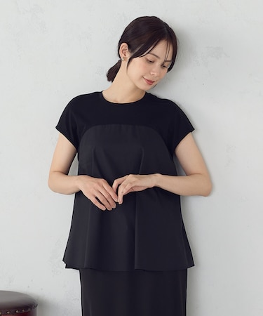 ビスチェ風 コンビカットソー