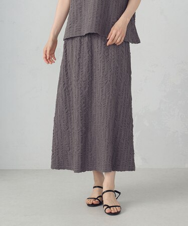 ランダムタック 天竺 カットスカート / セットアップ対応