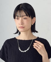 パール×メタル ペンダント