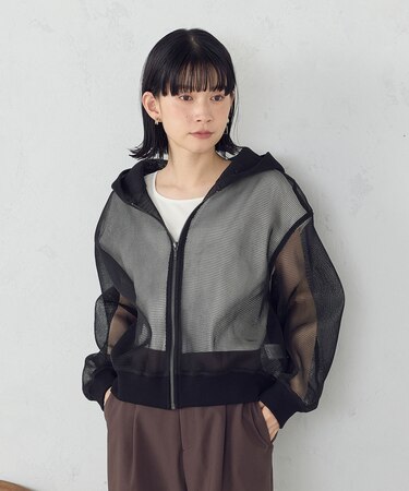 メッシュブルゾン
