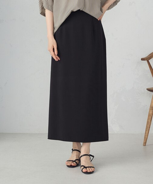 ポリエステルツイル ナロースカート