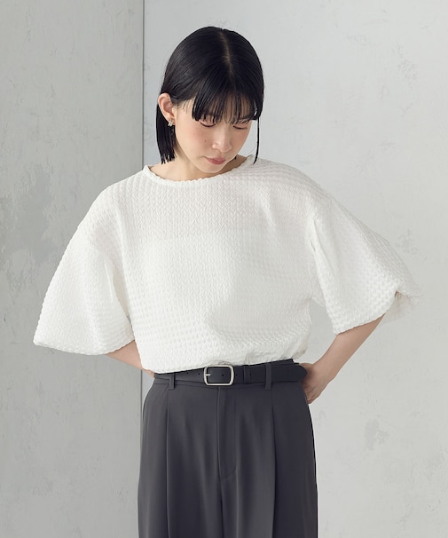 バルーンスリーブ カットソー