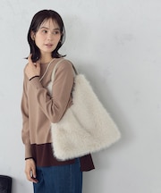フェイクファー ワンショルダー バッグ