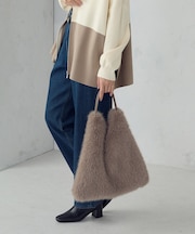 フェイクファー ワンショルダー バッグ