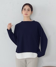 【セットアイテム】ボトルネックカットソー＋タンクトップ